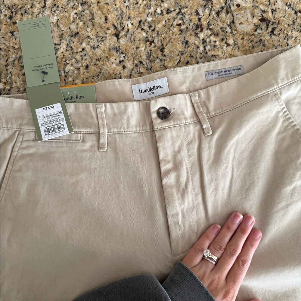 Goodfellow & Co Light Beige Chino Pants